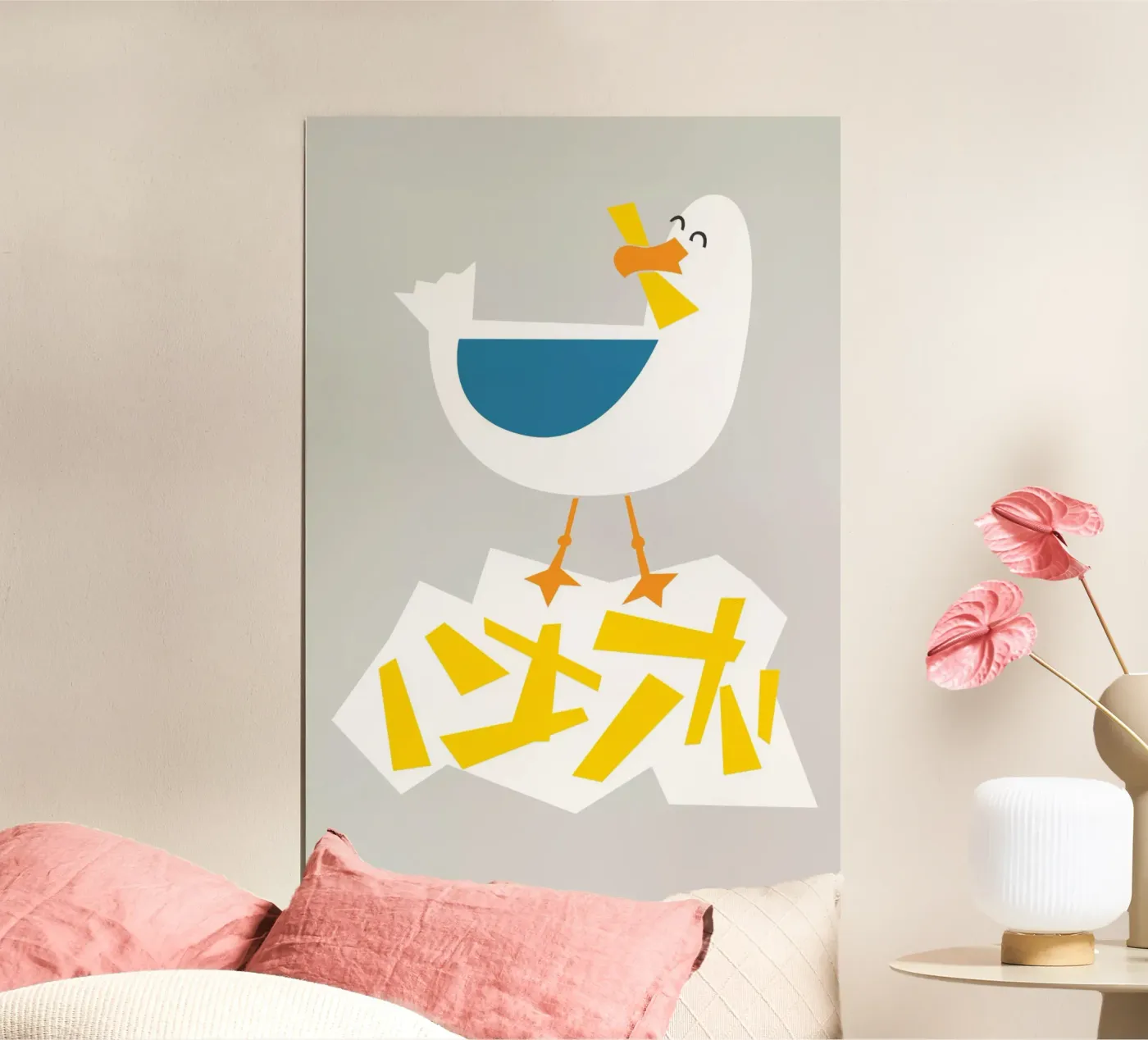 Hungrige Möwe Poster von Fox & Velvet