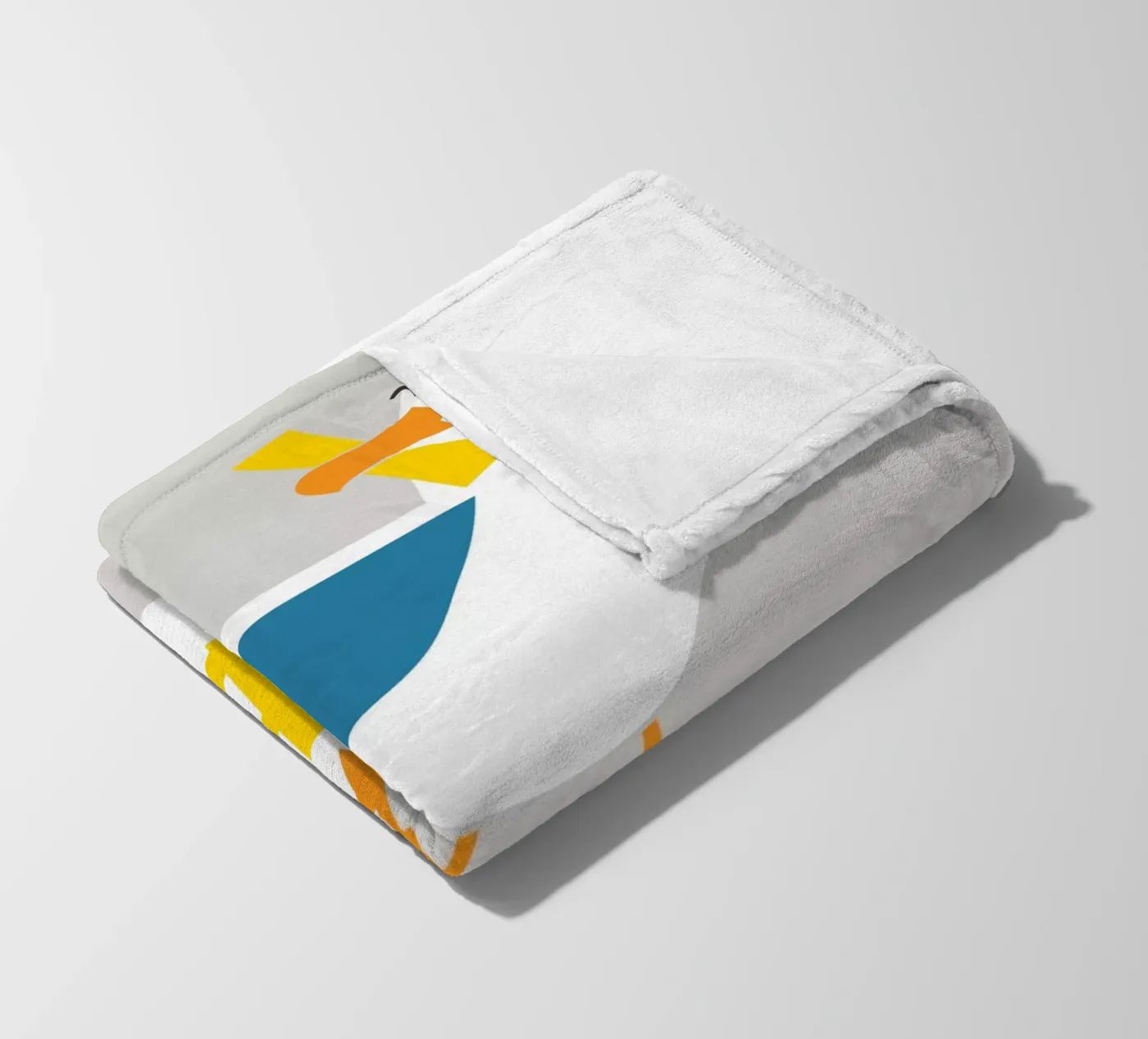 Hungrige Möwe Fleecedecke von Fox & Velvet