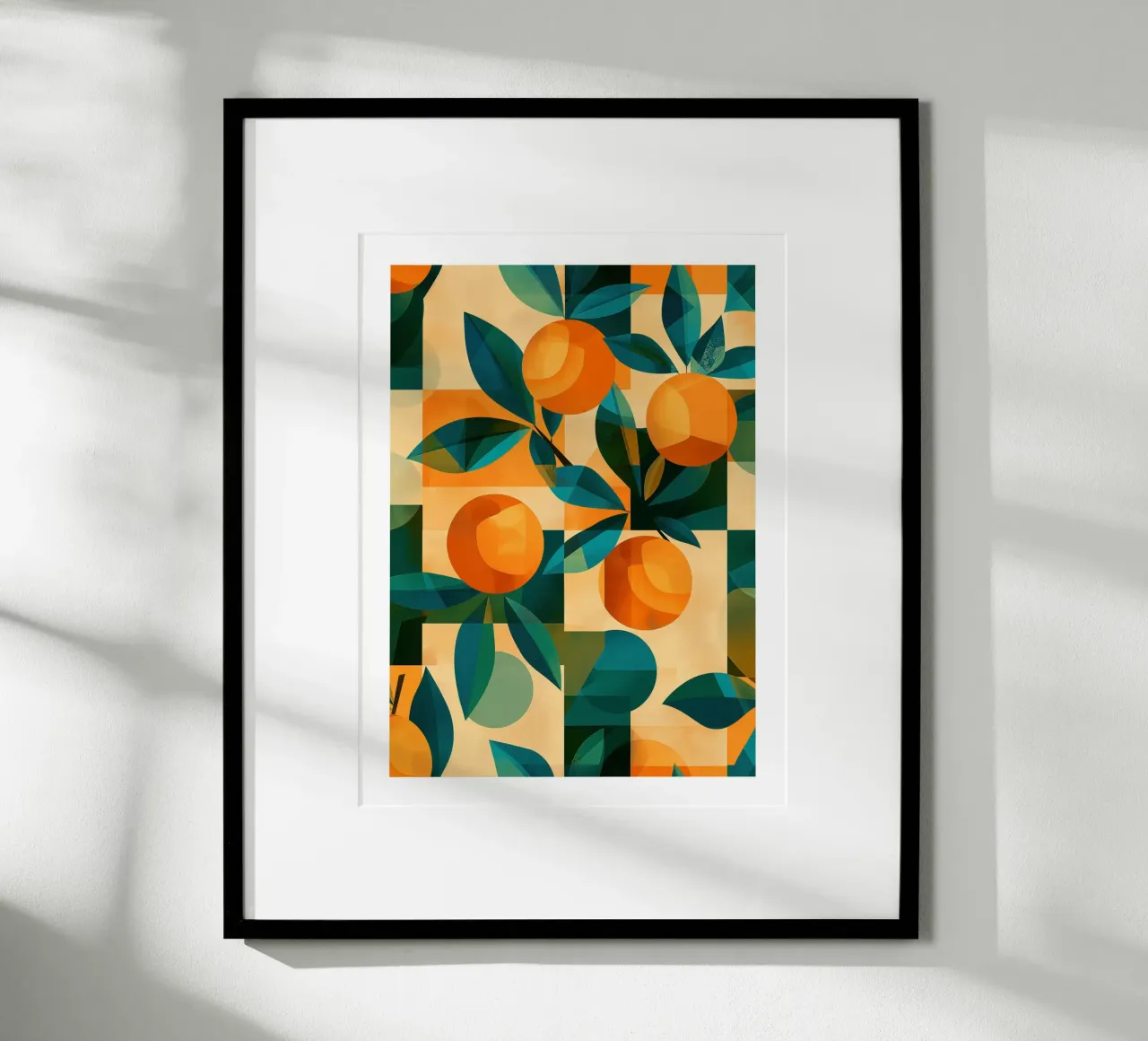 Armonia di agrumi poster con telaio in alluminio da Spice & Style