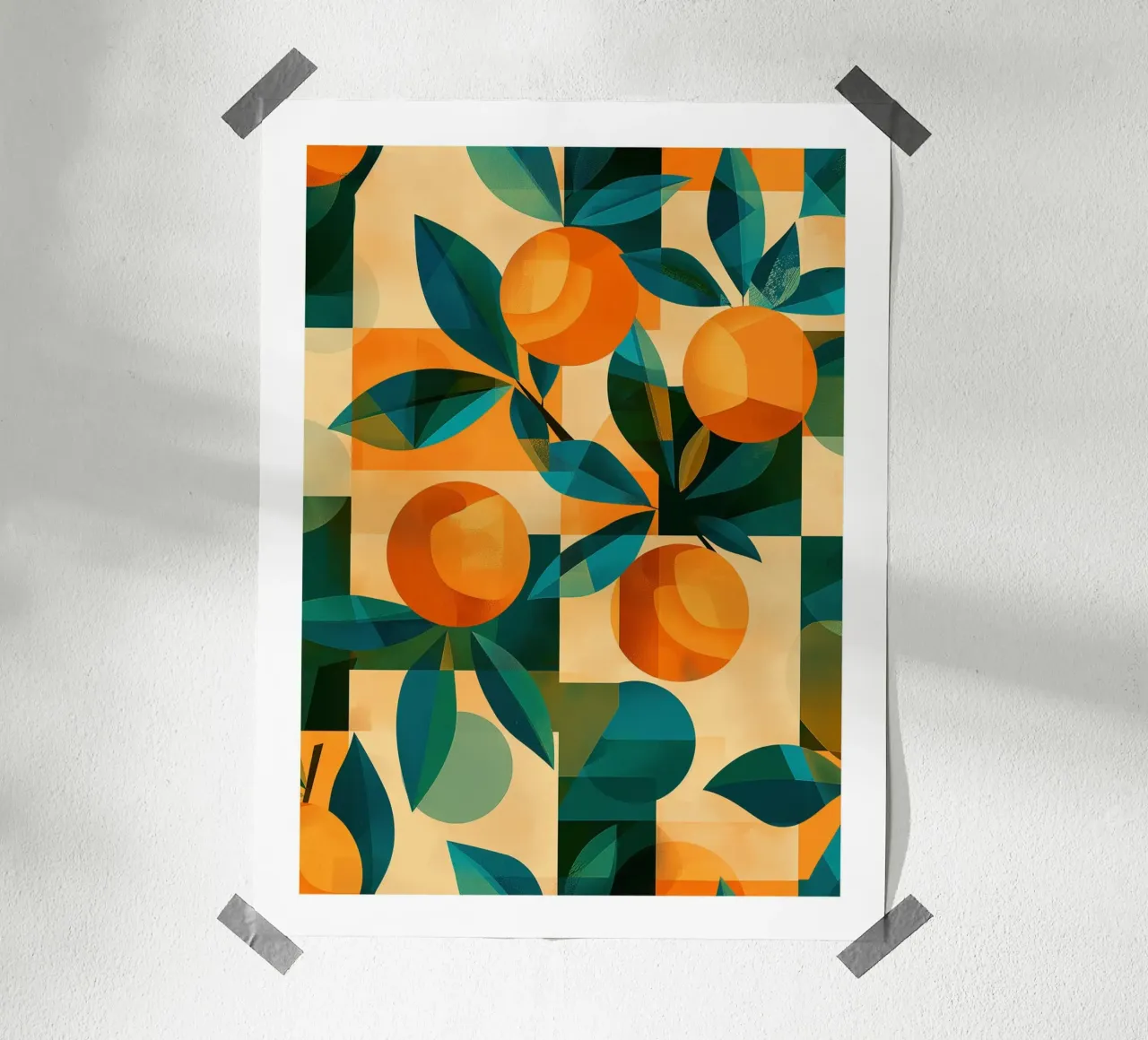 Armonia di agrumi poster con telaio in alluminio da Spice & Style