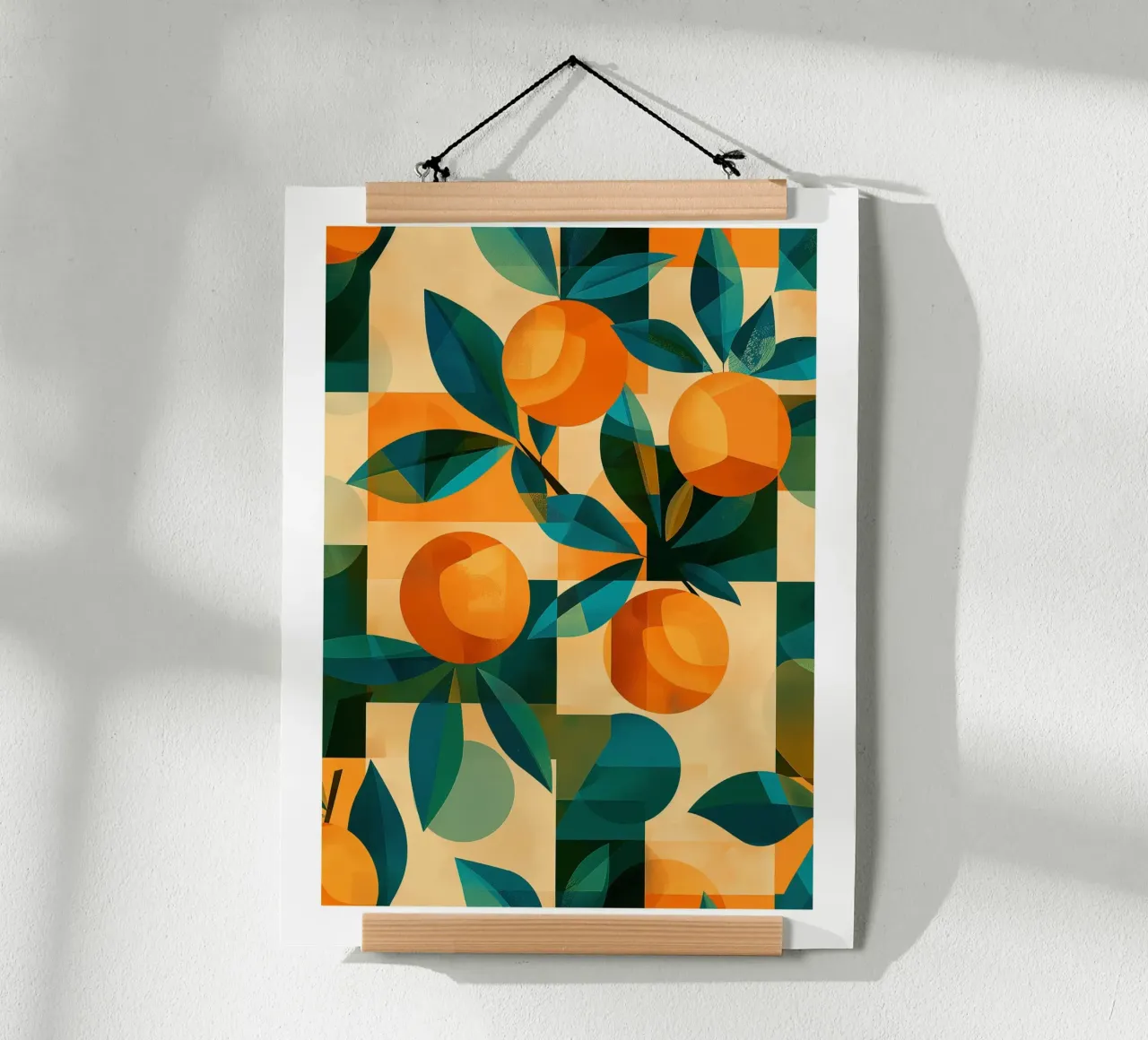 Armonia di agrumi poster con telaio in alluminio da Spice & Style