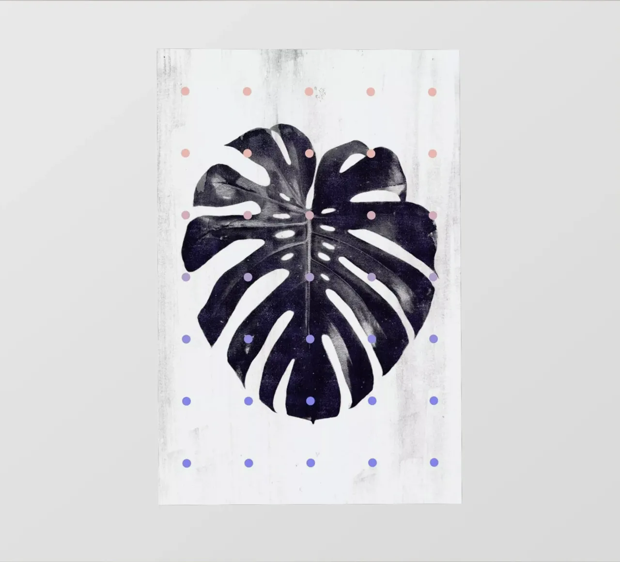 Monstera + dots telo in pvc da STUDIO LEEMO
