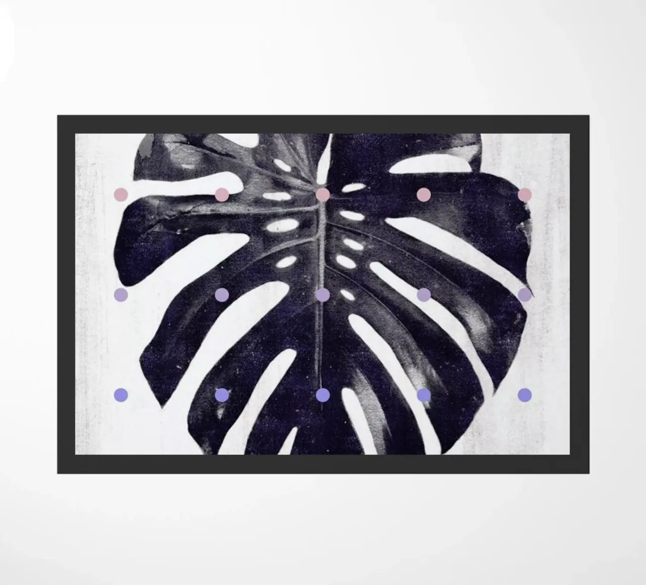 Monstera + dots zerbino da STUDIO LEEMO