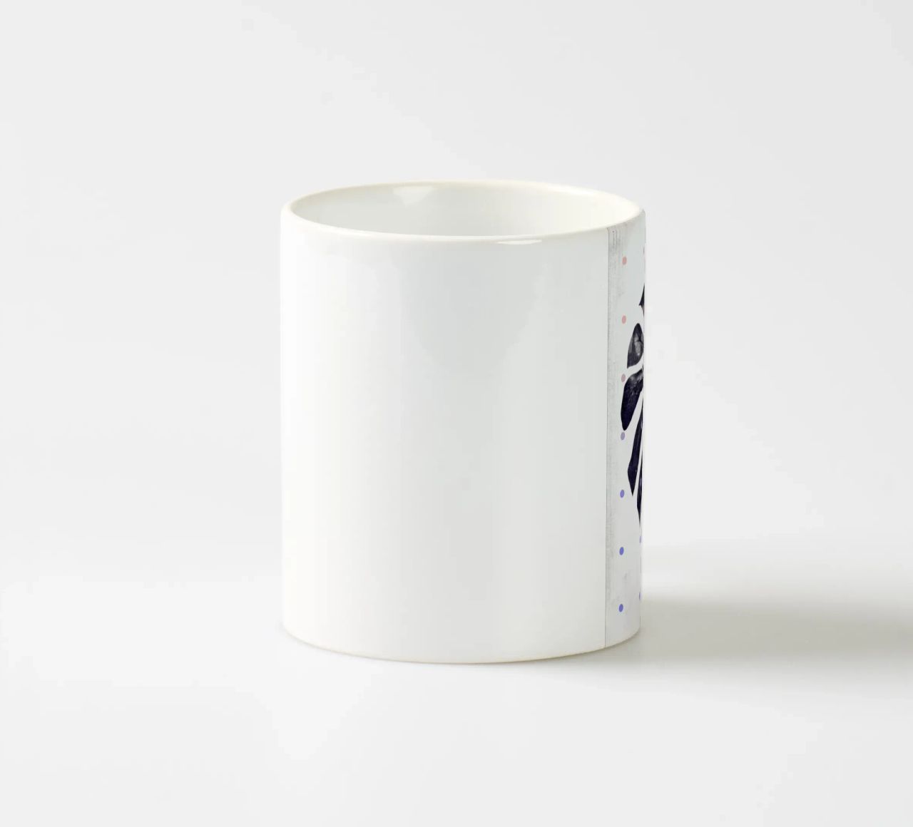 Monstera + dots tazza in ceramica da STUDIO LEEMO
