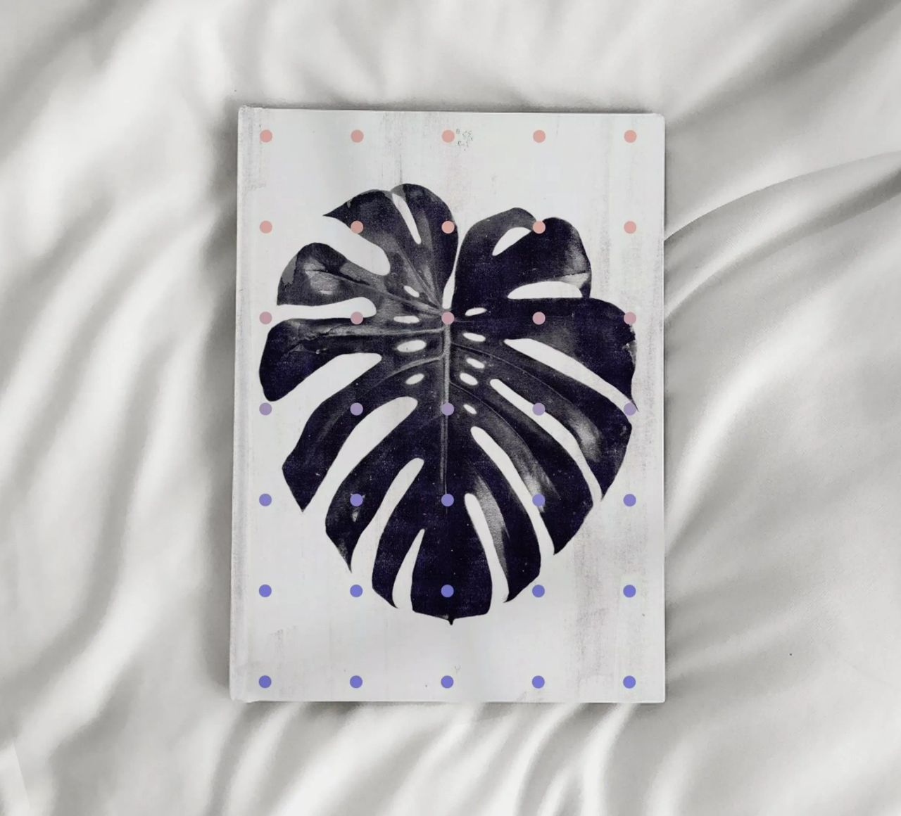Monstera + dots notebook by STUDIO LEEMO