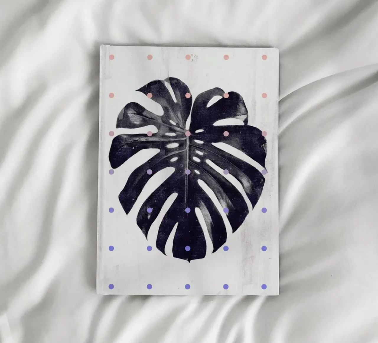 Monstera + dots carnet de notes de STUDIO LEEMO