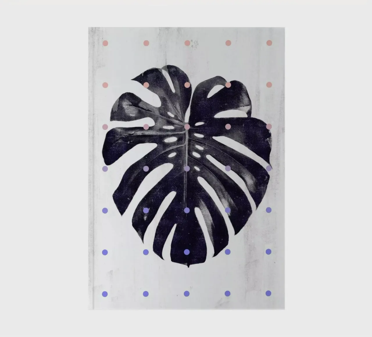 Monstera + dots cuaderno de STUDIO LEEMO