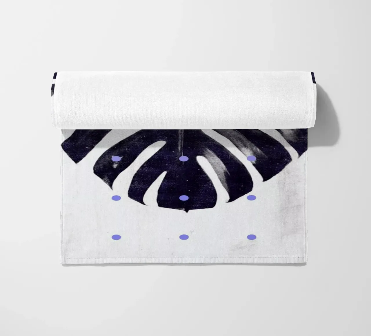 Monstera + dots telo mare da STUDIO LEEMO