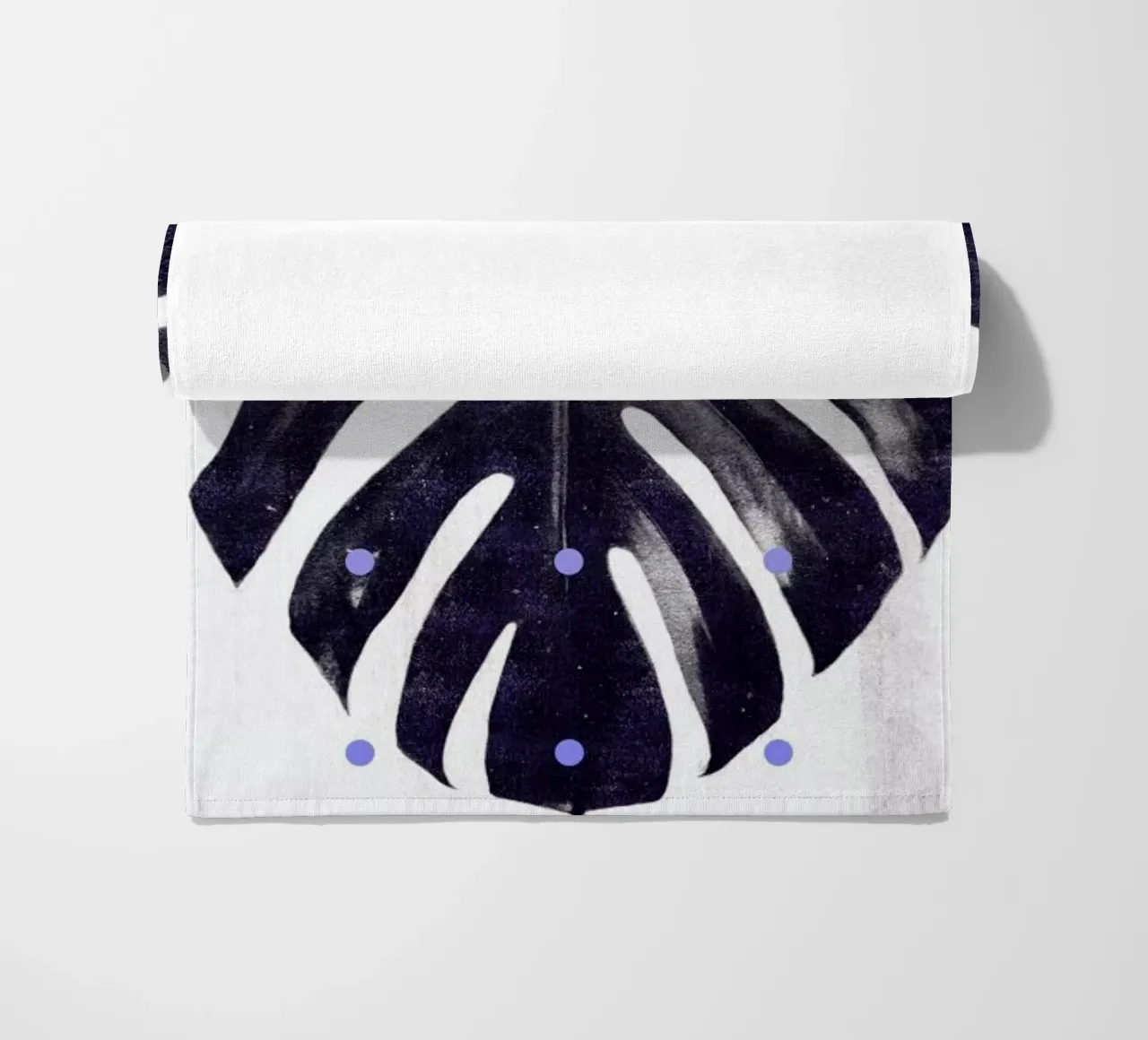 Monstera + dots telo mare da STUDIO LEEMO