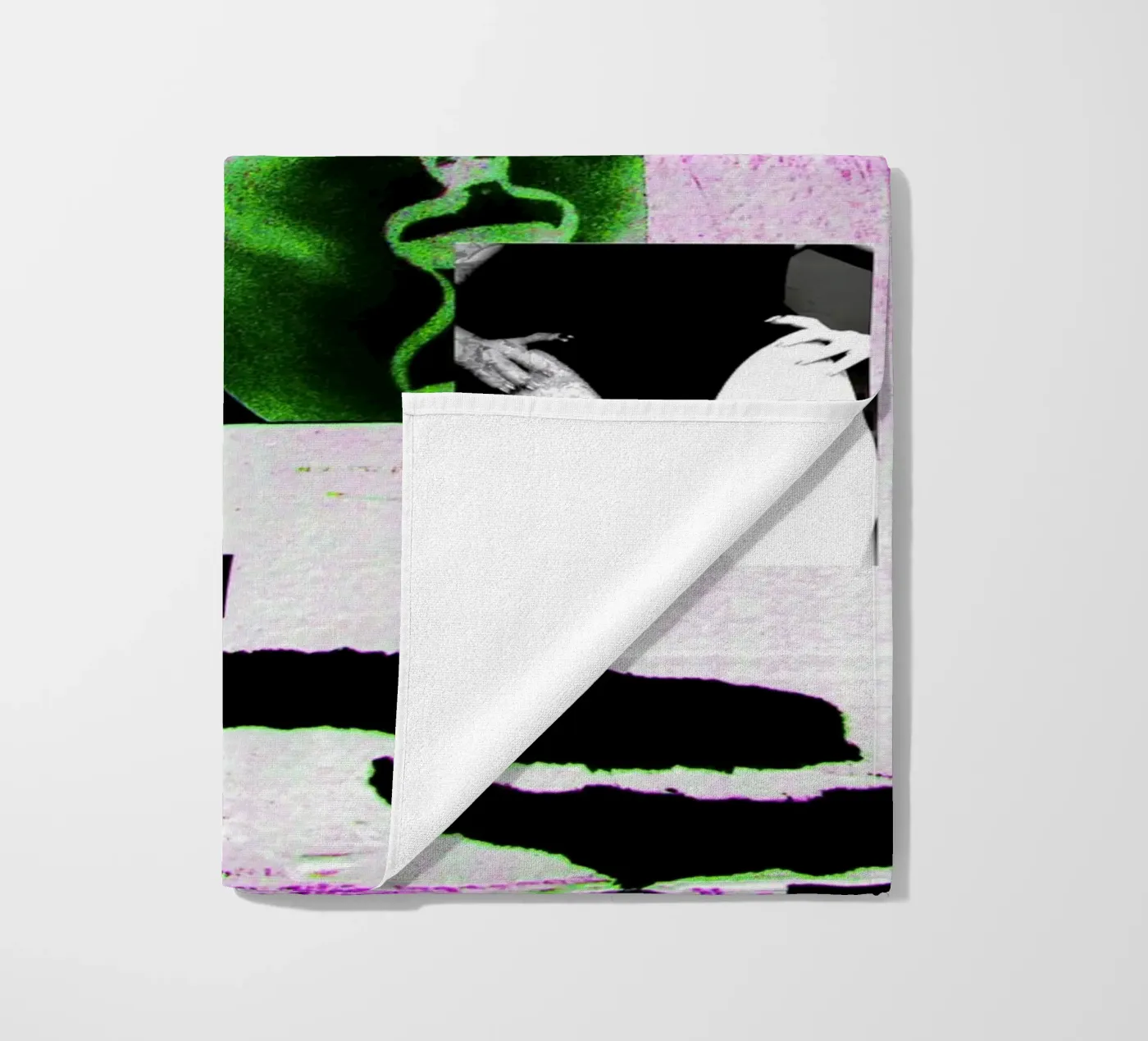 Hunger beach towel by Hey Vincent