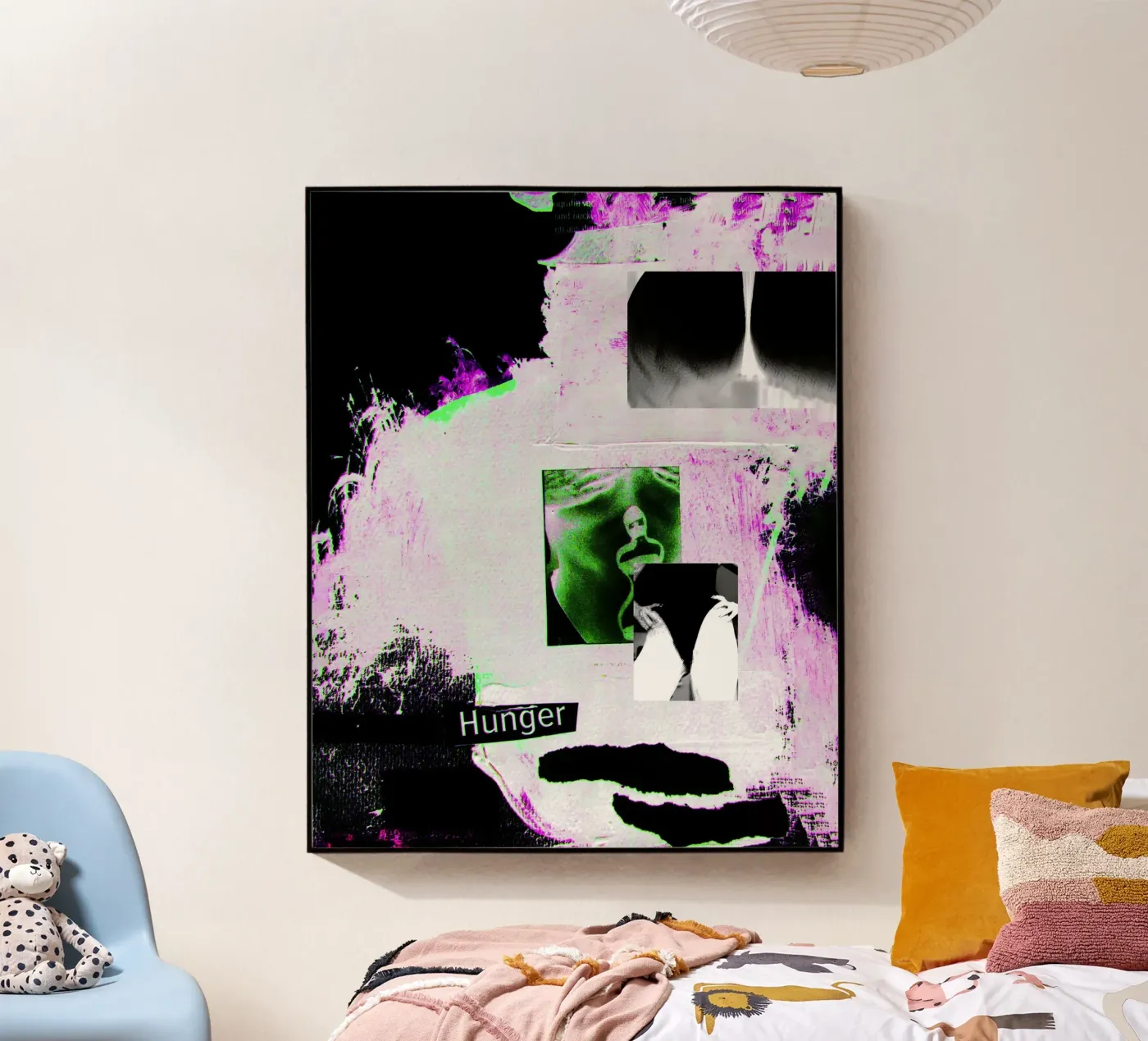 Hunger acrylic glass by Hey Vincent
