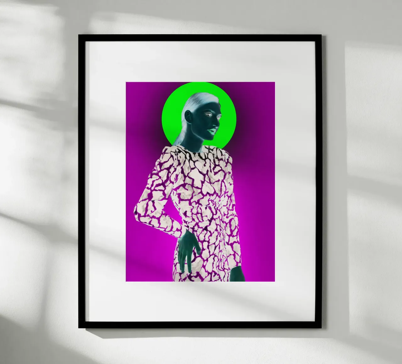 Madonna poster con telaio in alluminio da Hey Vincent