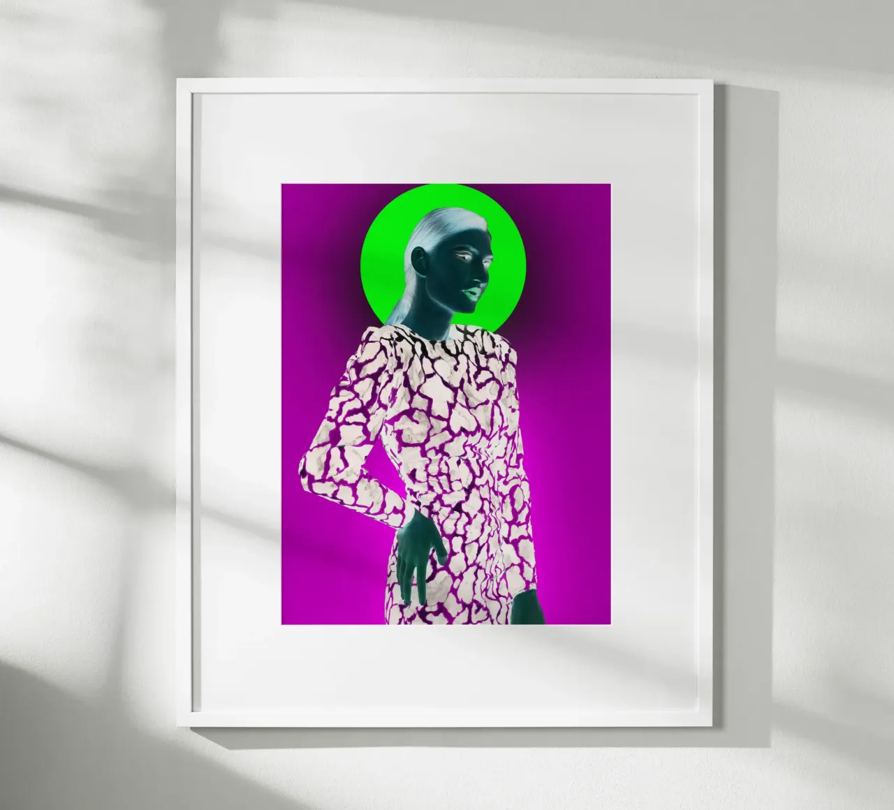 Madonna poster con telaio in alluminio da Hey Vincent
