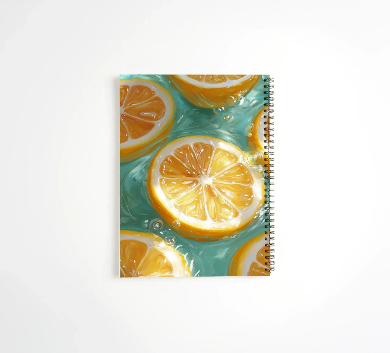 Zitrone in Wasser Ringbuch von Spice & Style