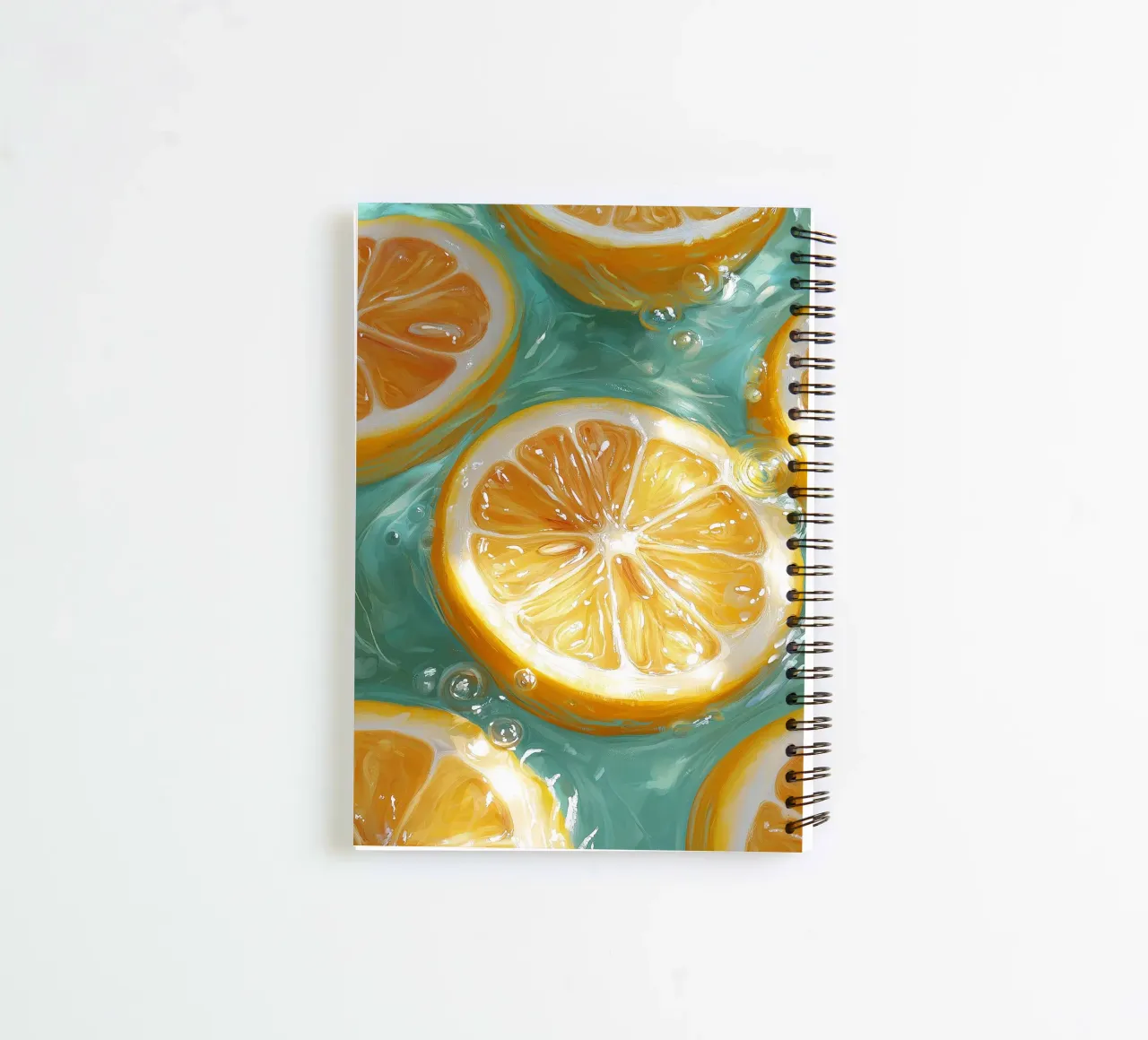 Zitrone in Wasser Ringbuch von Spice & Style