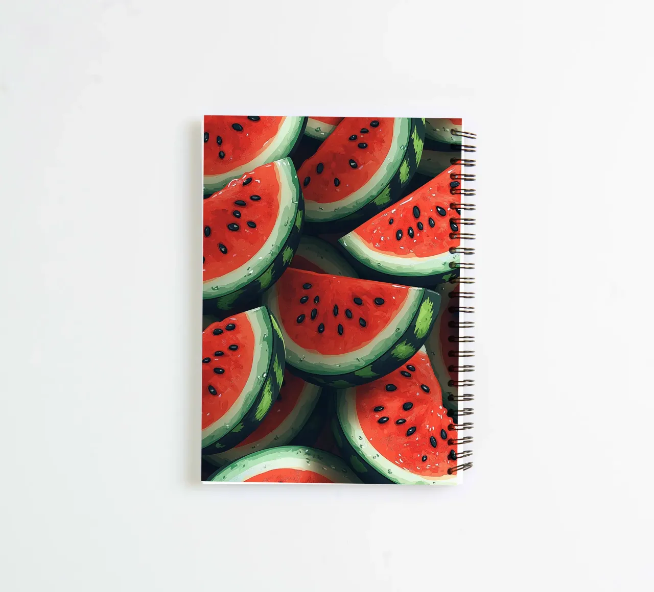 Tranches de pastèque carnet à spirale de Spice & Style