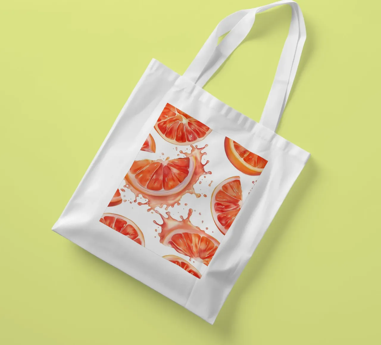 Esplosione di pompelmo borsa in juta da Spice & Style