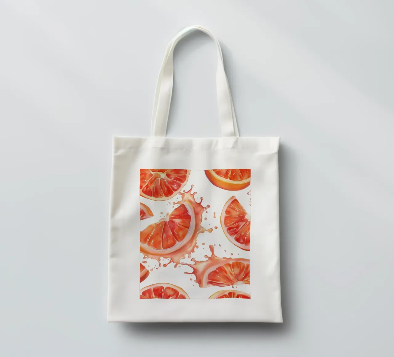 Esplosione di pompelmo borsa in juta da Spice & Style