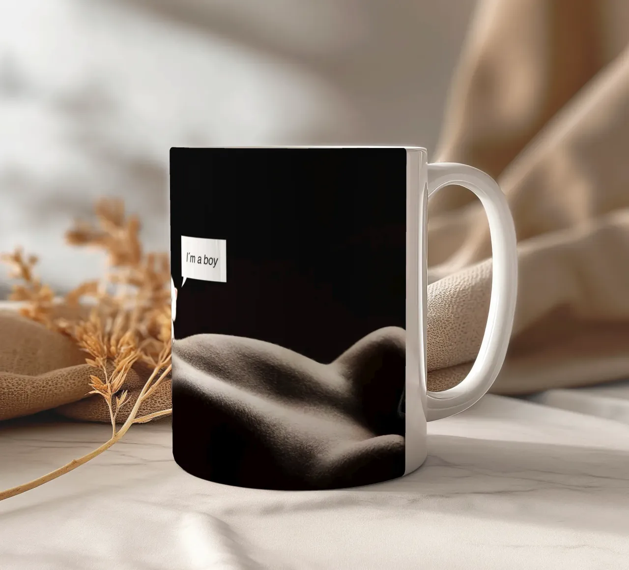 I´m a boy tazza in ceramica da Hey Vincent