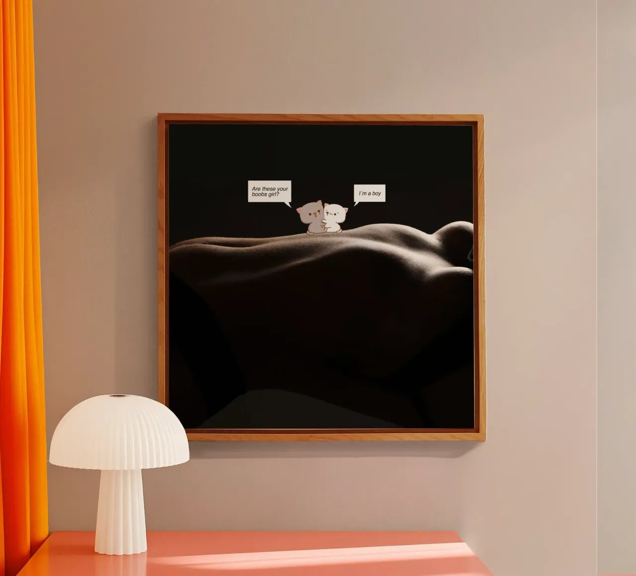 I´m a boy plexiglass da Hey Vincent