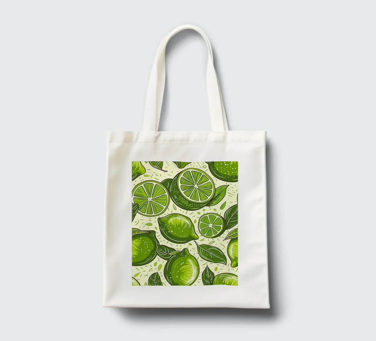 Lime fresco borsa in juta da Spice & Style