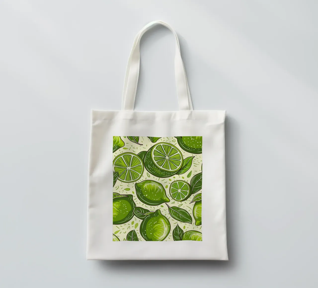 Lime fresco borsa in juta da Spice & Style