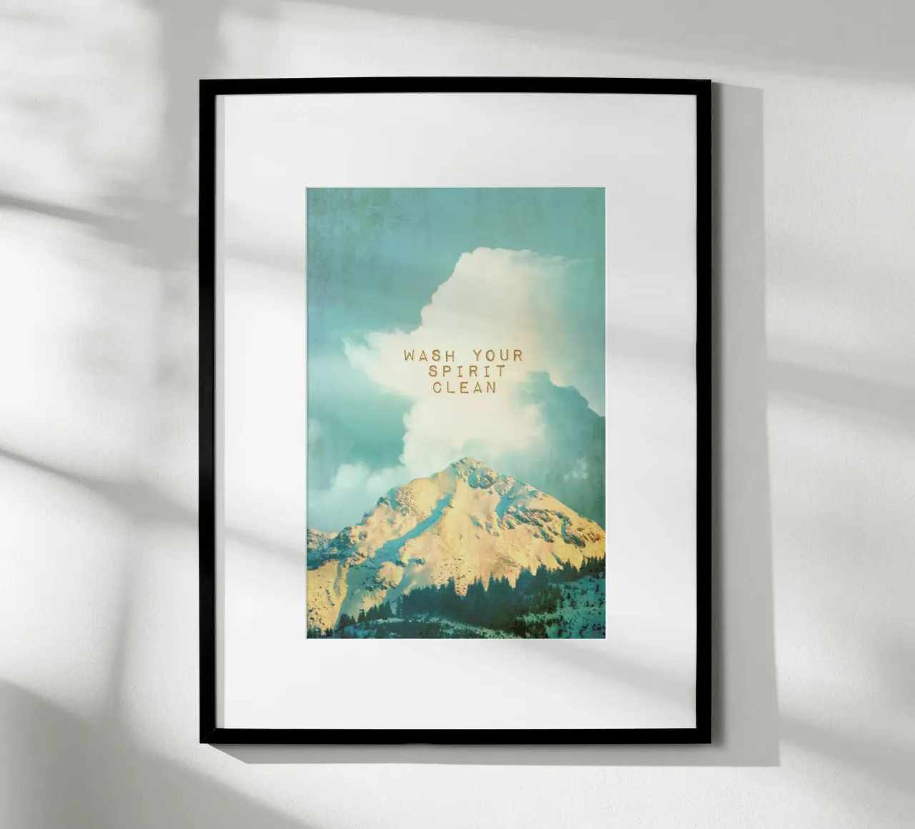 Lavez votre esprit poster de Monika Strigel