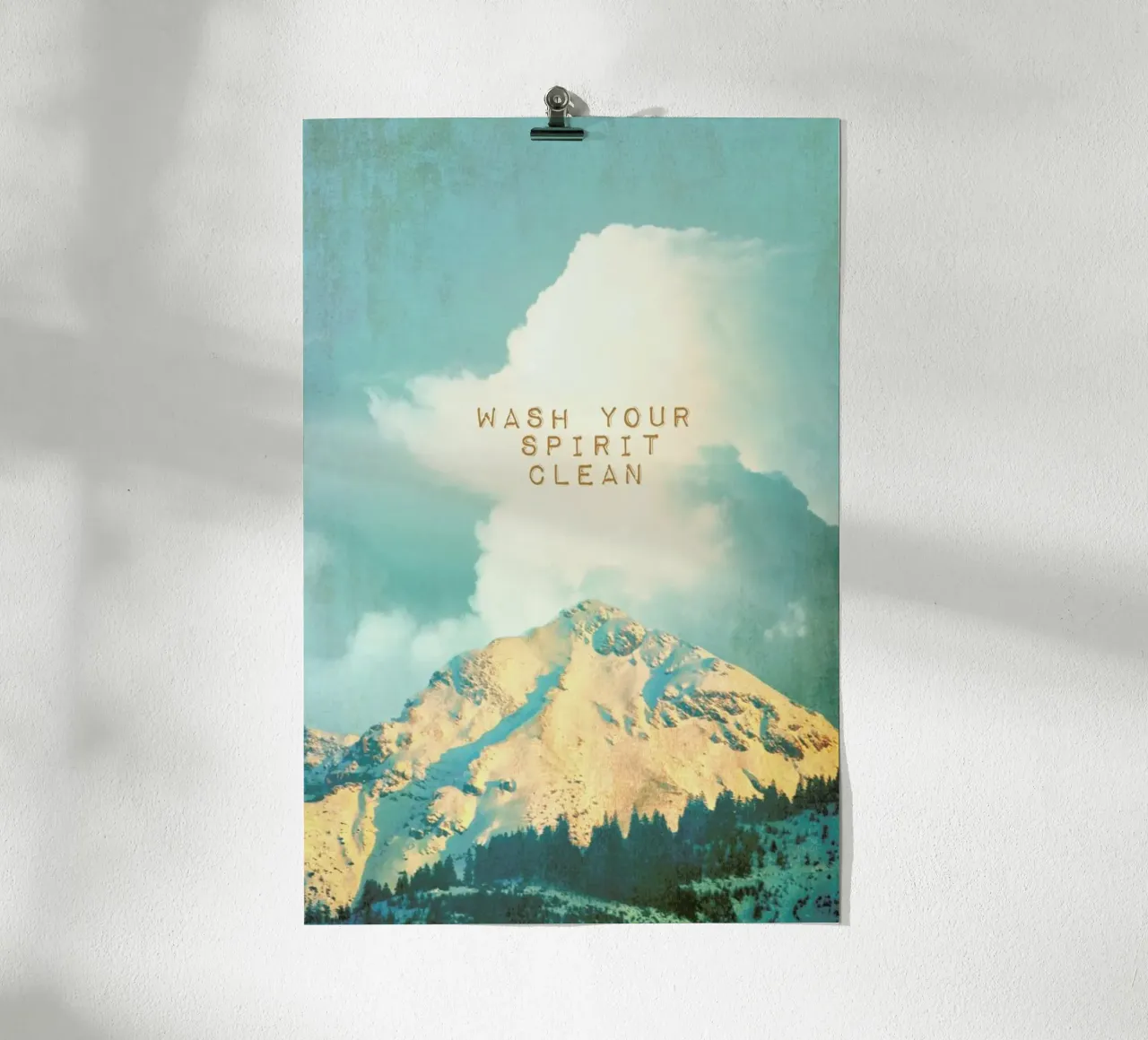 Lavez votre esprit poster de Monika Strigel