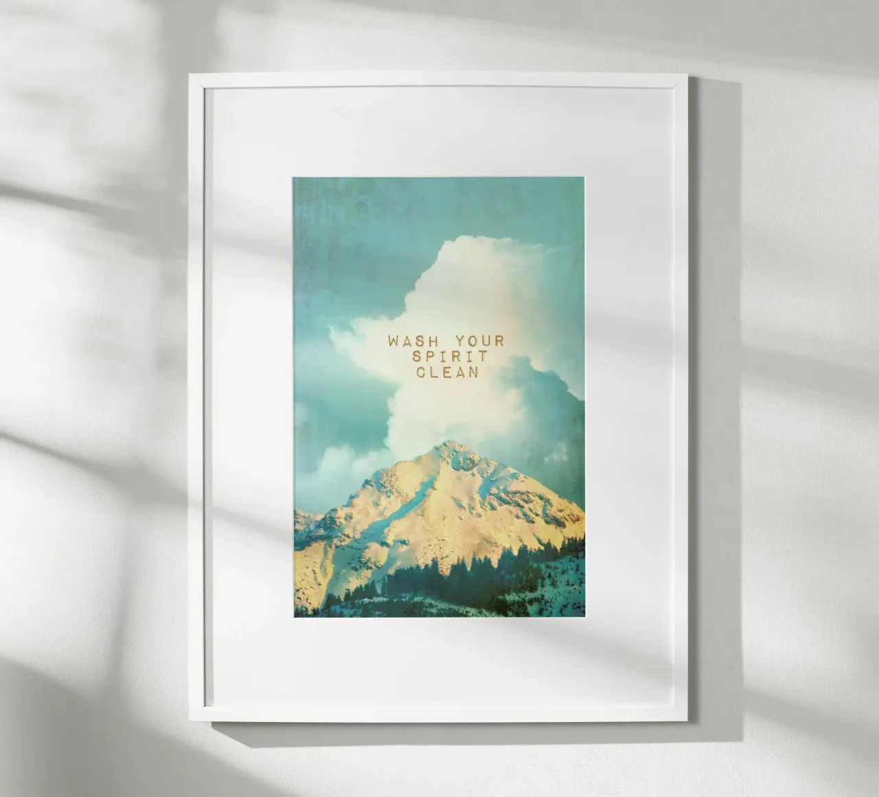 Lavez votre esprit poster de Monika Strigel