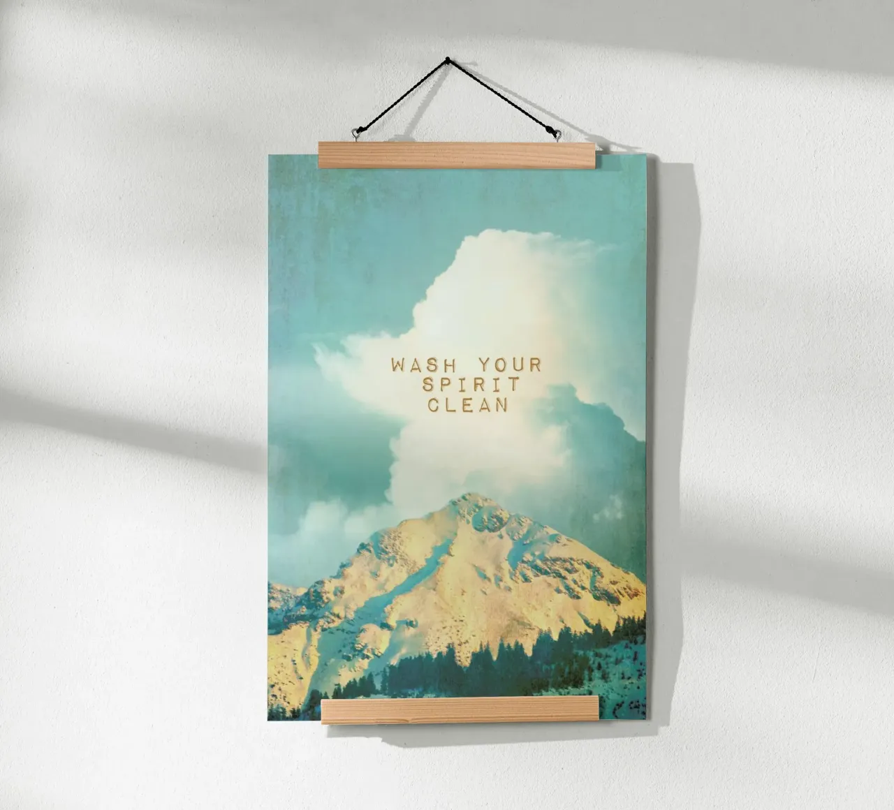 Lavez votre esprit poster de Monika Strigel