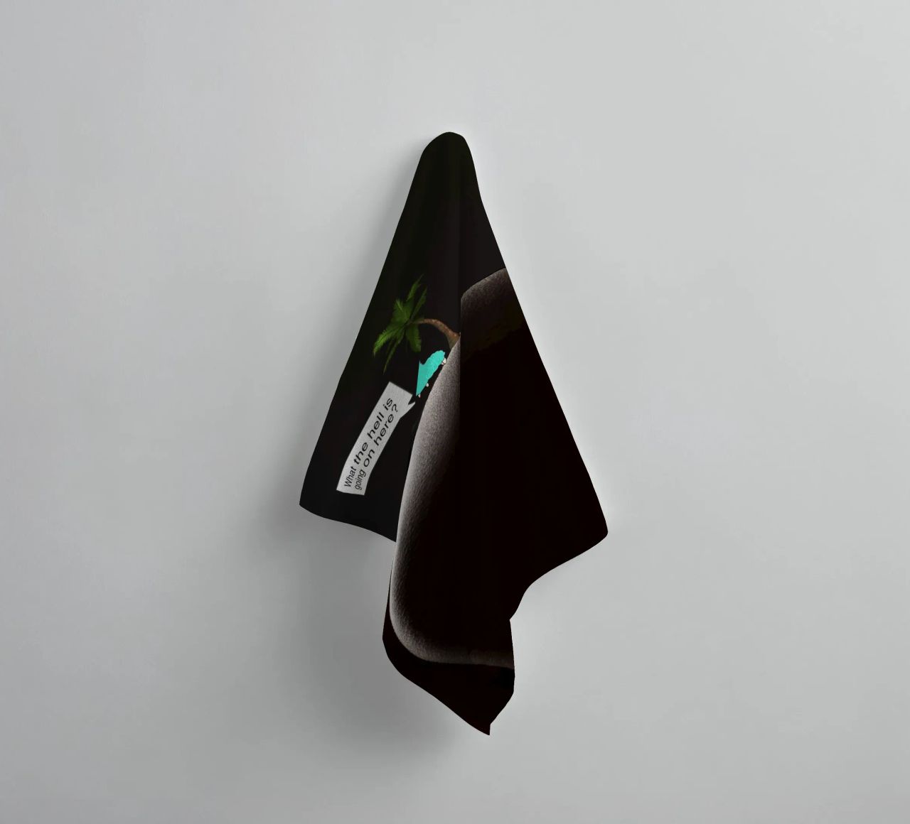 What the hell serviette de bain de Hey Vincent