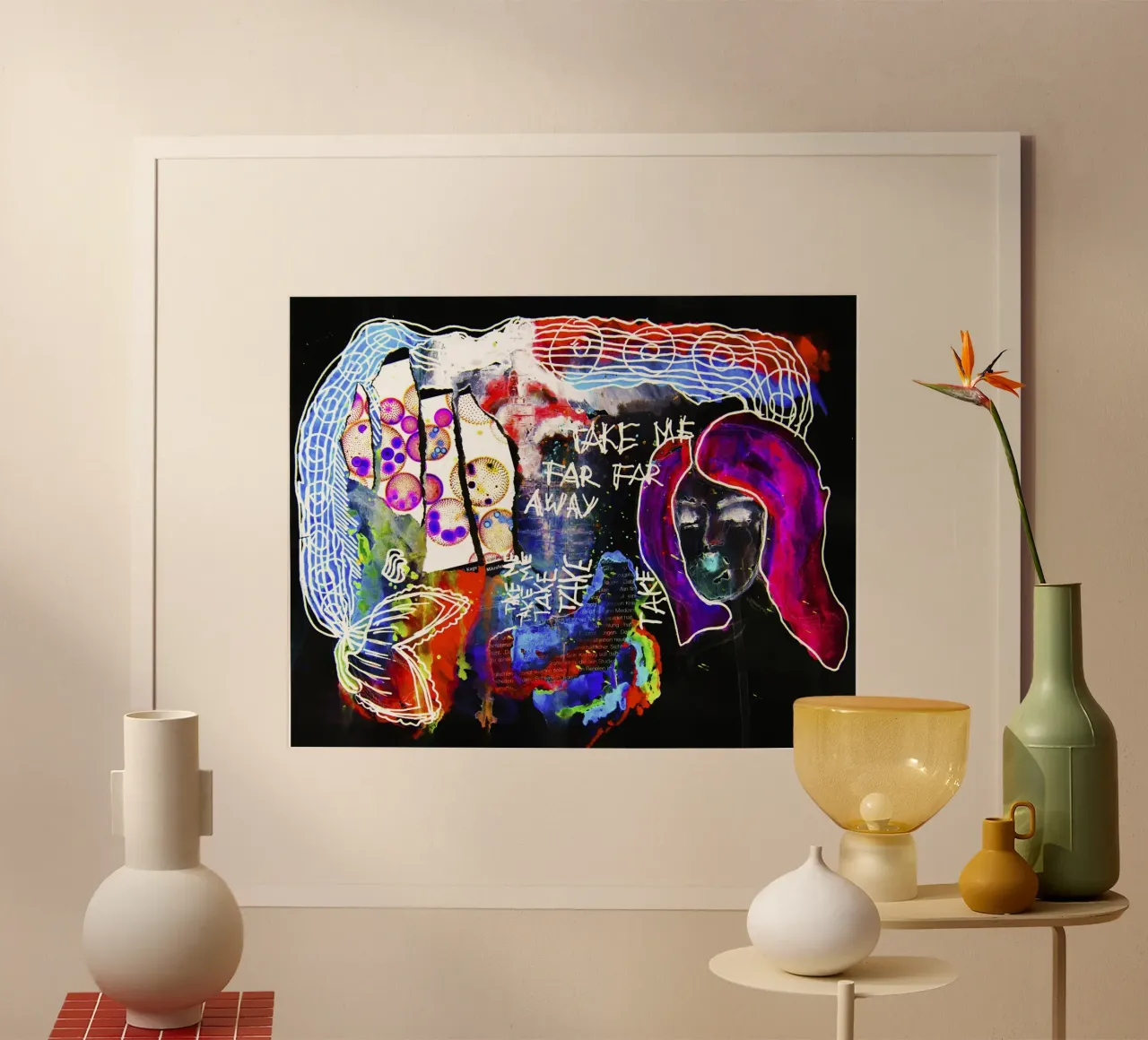 Take me far away poster da Hey Vincent