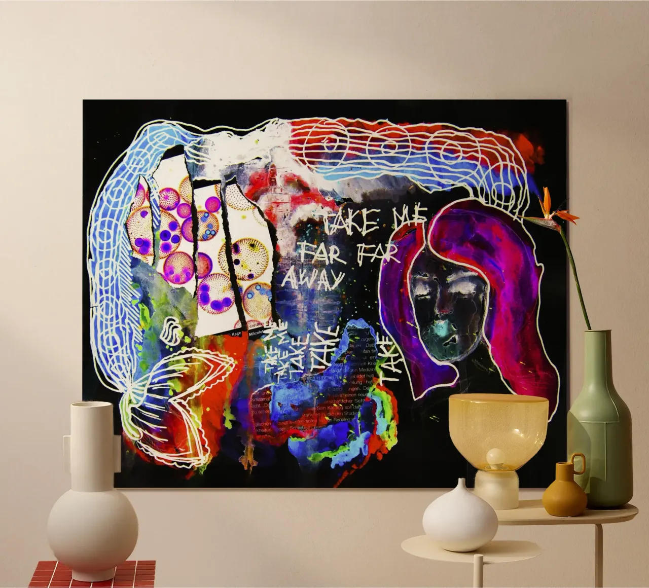 Take me far away poster da Hey Vincent