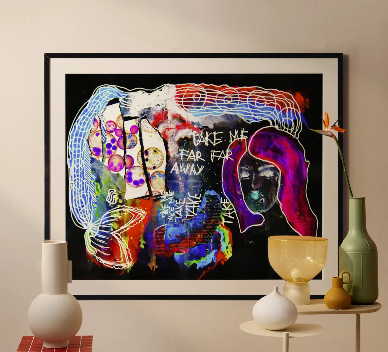 Take me far away poster da Hey Vincent