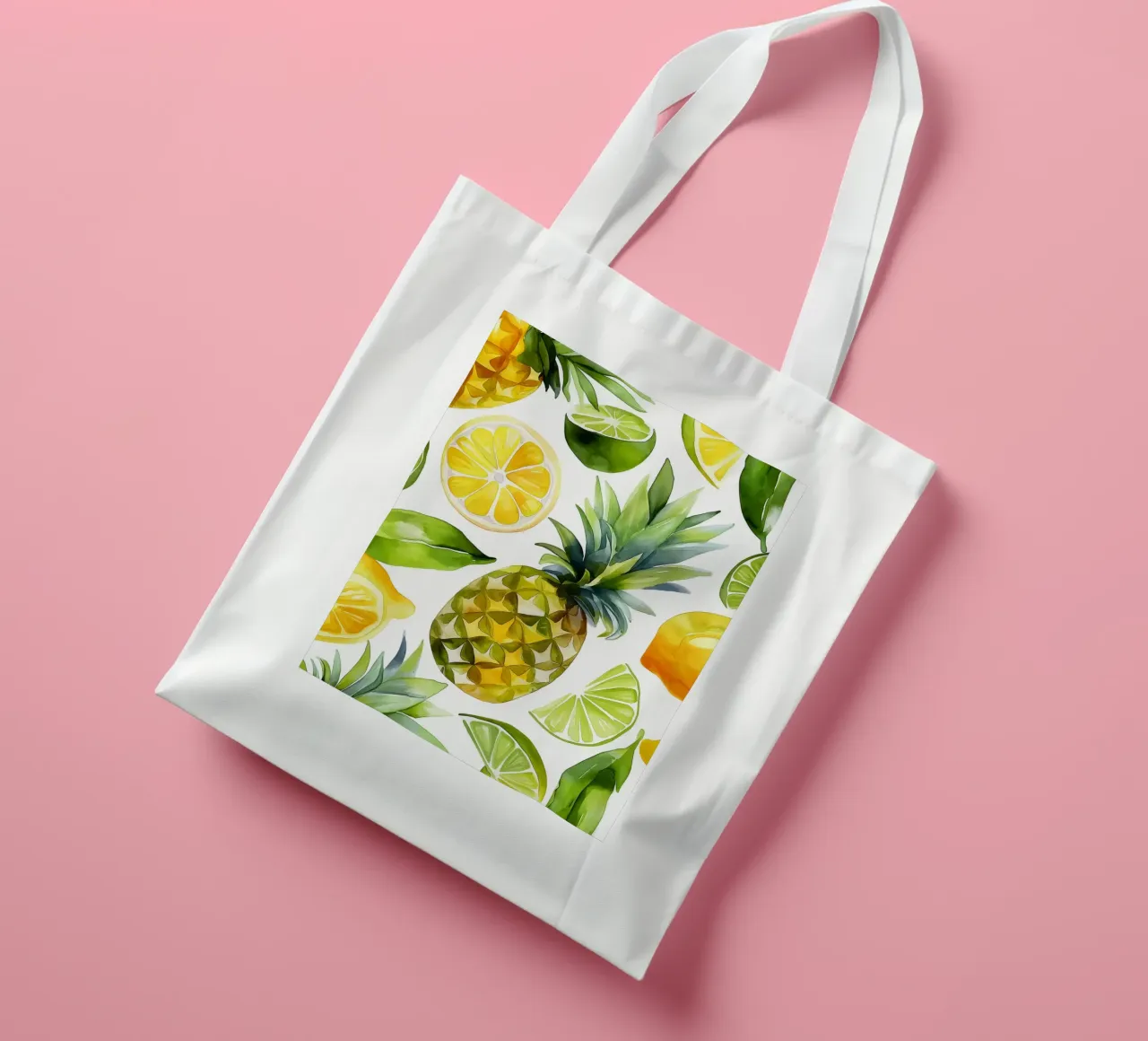Ananas e agrumi borsa in juta da Spice & Style