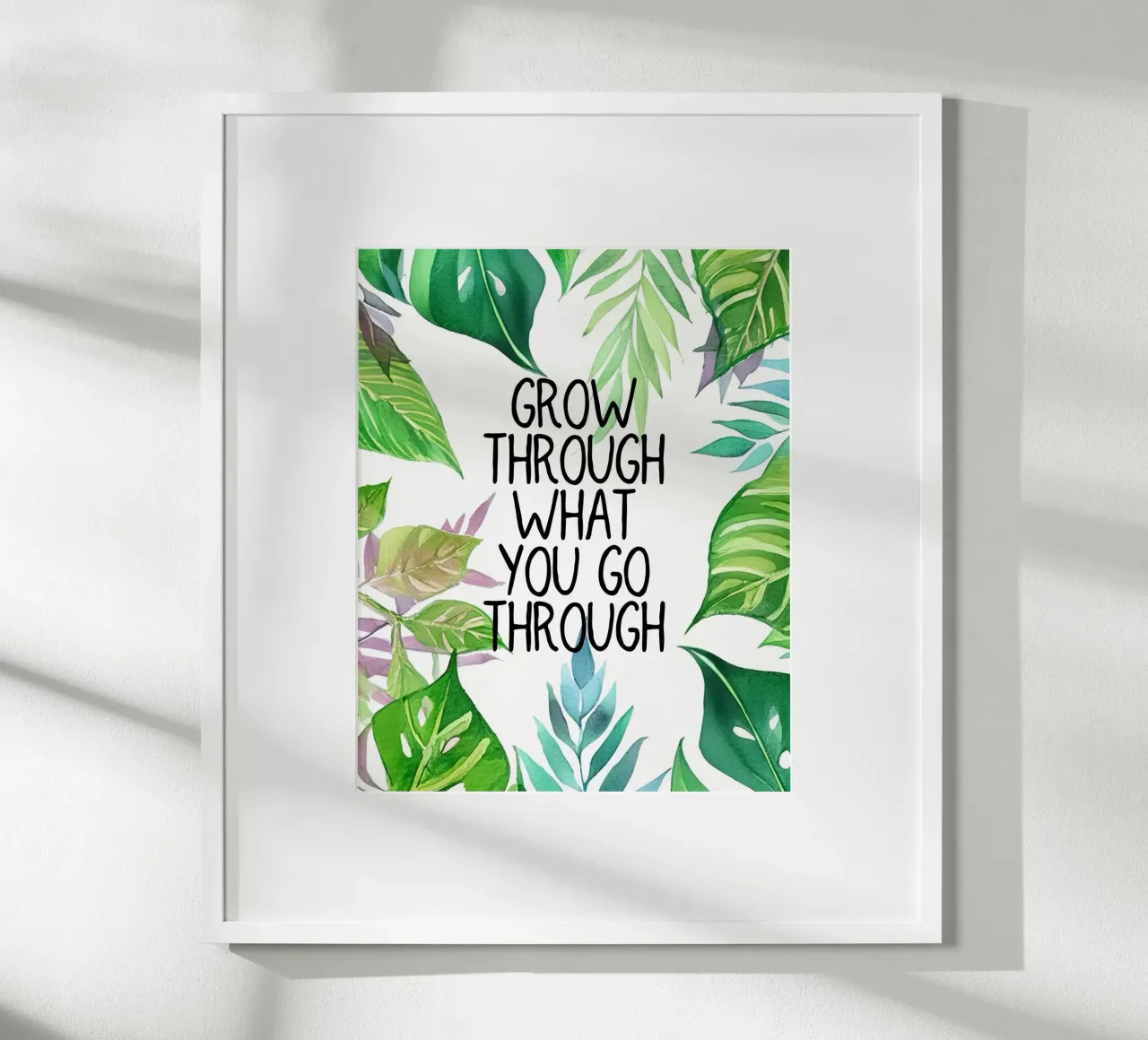 Grow through what you go through carta hahnemühle da Hightown Design