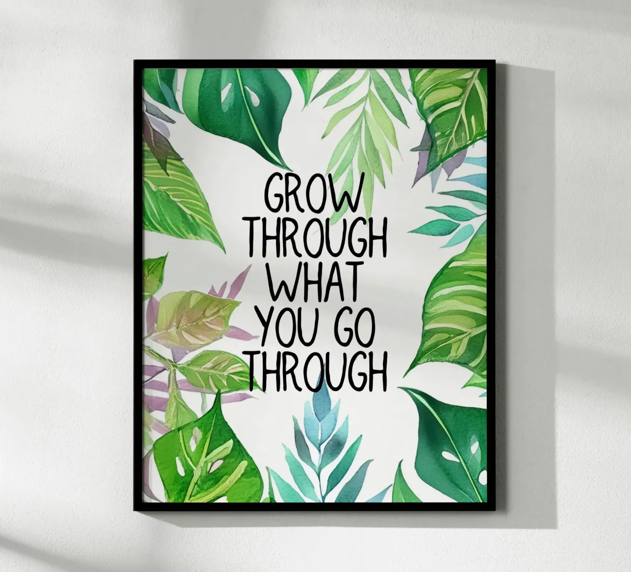 Grow through what you go through carta hahnemühle da Hightown Design