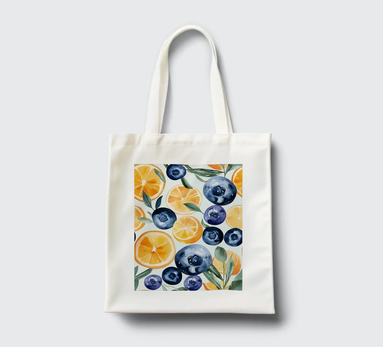 Mirtilli e arance borsa in juta da Spice & Style