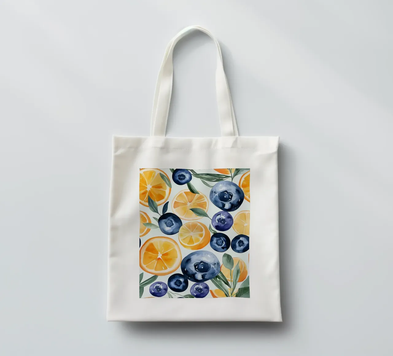 Mirtilli e arance borsa in juta da Spice & Style