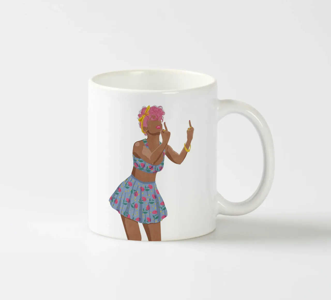 Non è la tua ragazza tazza in ceramica da Illustration Raissa Oltmanns