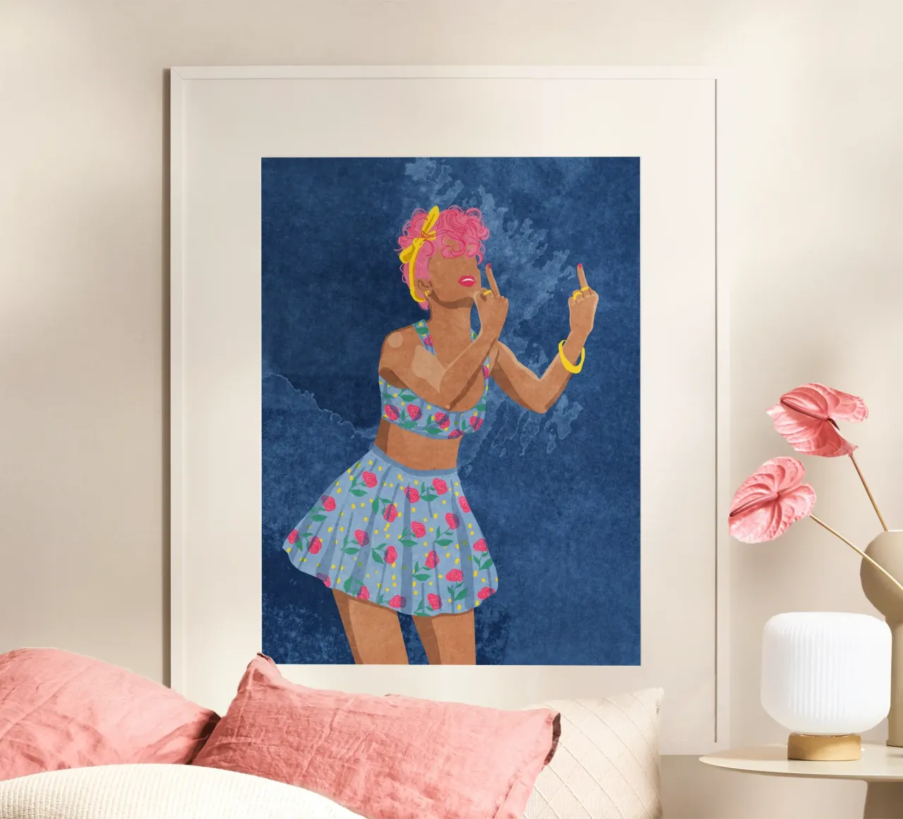 Pas votre fille poster de Illustration Raissa Oltmanns