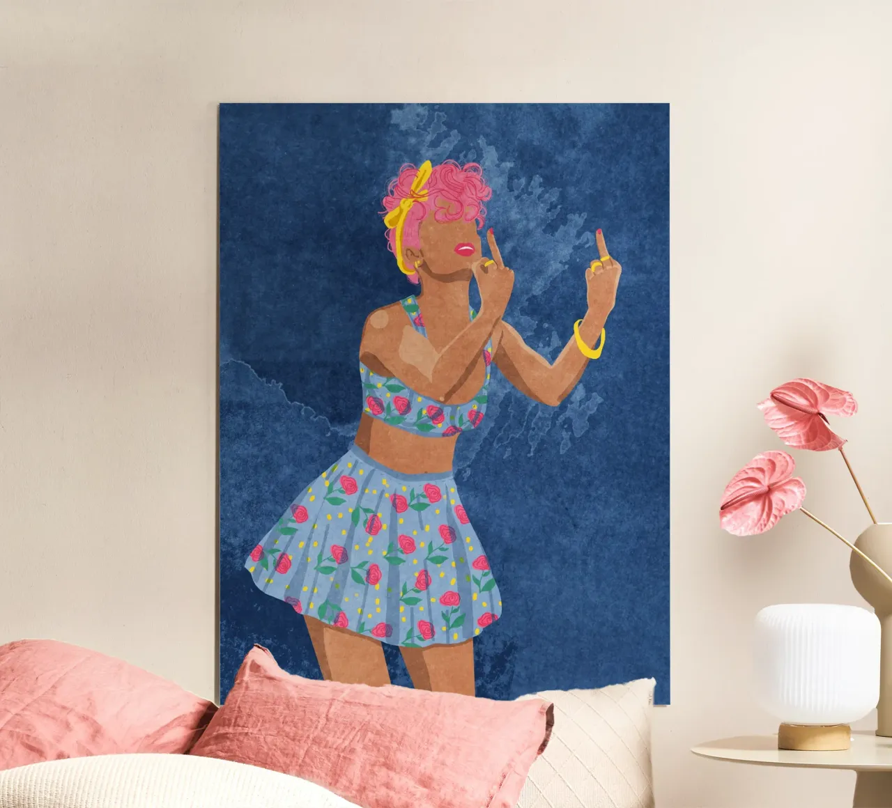 Pas votre fille poster de Illustration Raissa Oltmanns