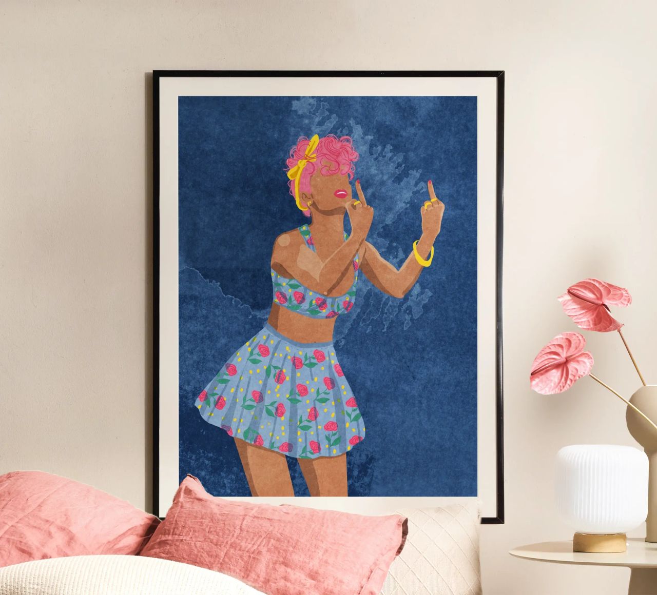 Nicht dein Mädchen Poster von Illustration Raissa Oltmanns