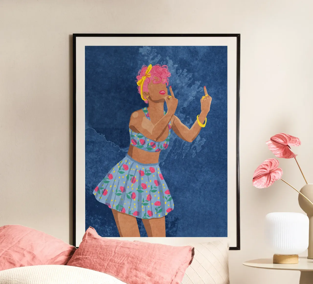 Pas votre fille poster de Illustration Raissa Oltmanns