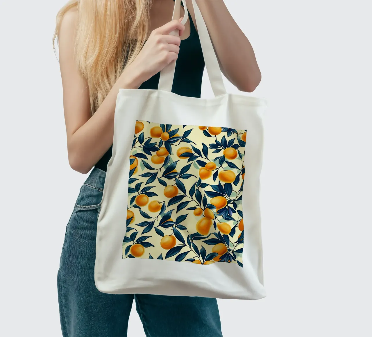 Arance selvatiche borsa in juta da Spice & Style