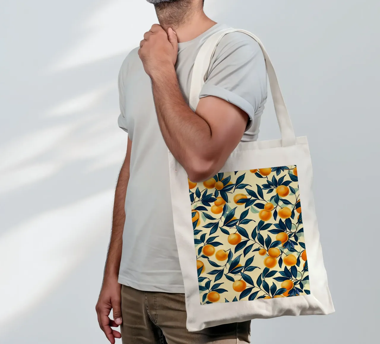 Arance selvatiche borsa in juta da Spice & Style