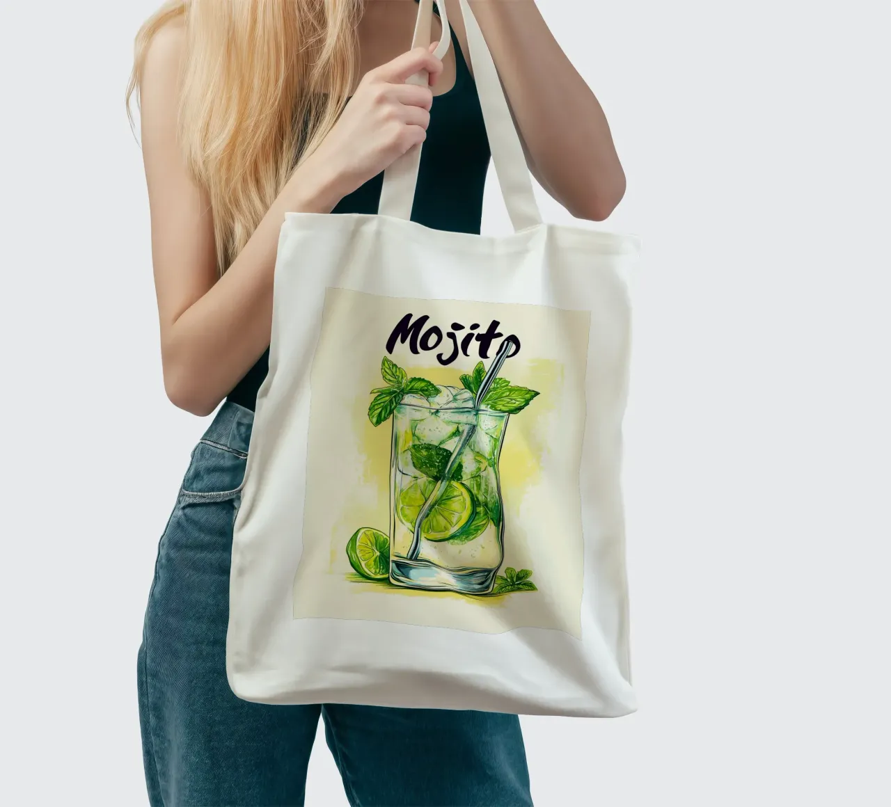 Mojito borsa in juta da Spice & Style
