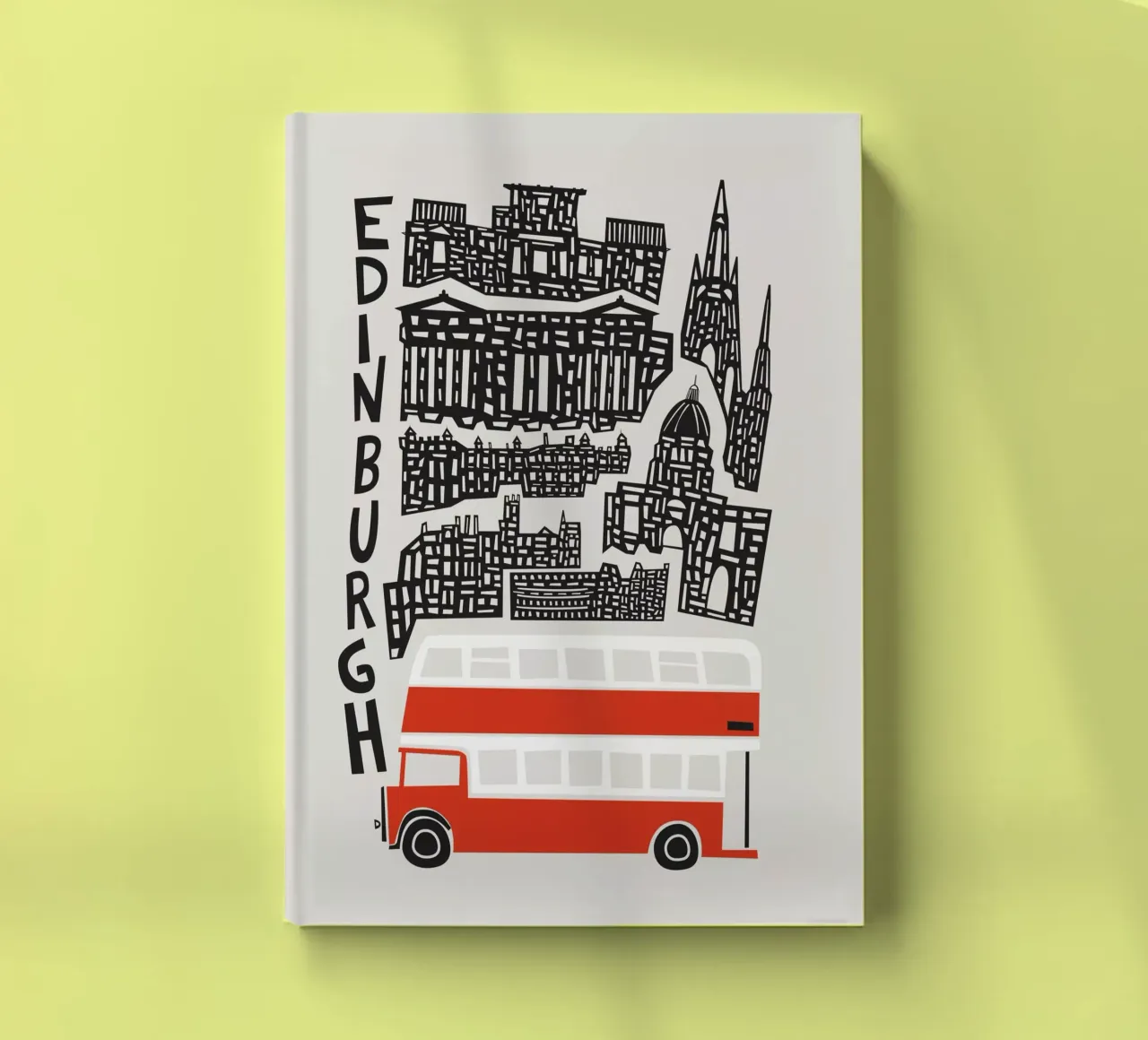 Edinburgh CItyscape notebook by Fox & Velvet