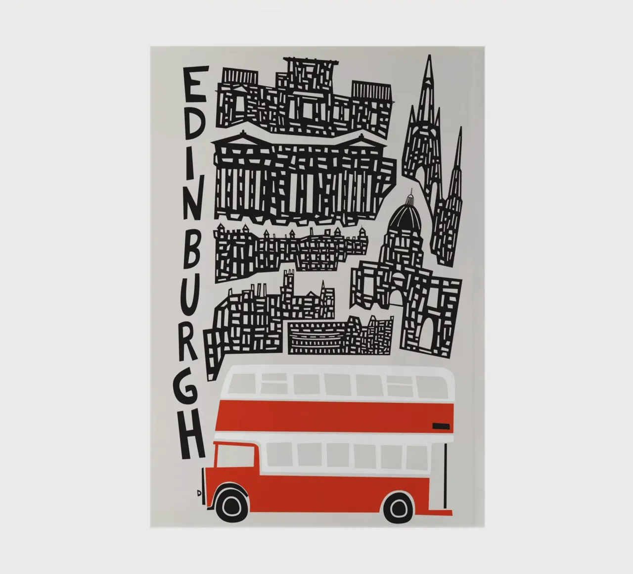 Edinburgh CItyscape notebook by Fox & Velvet