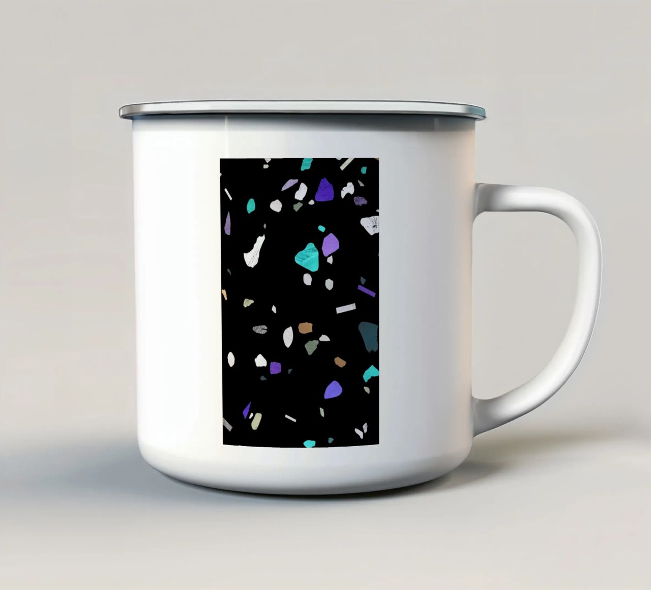 Painted terrazzo 2 tazza in smalto da STUDIO LEEMO